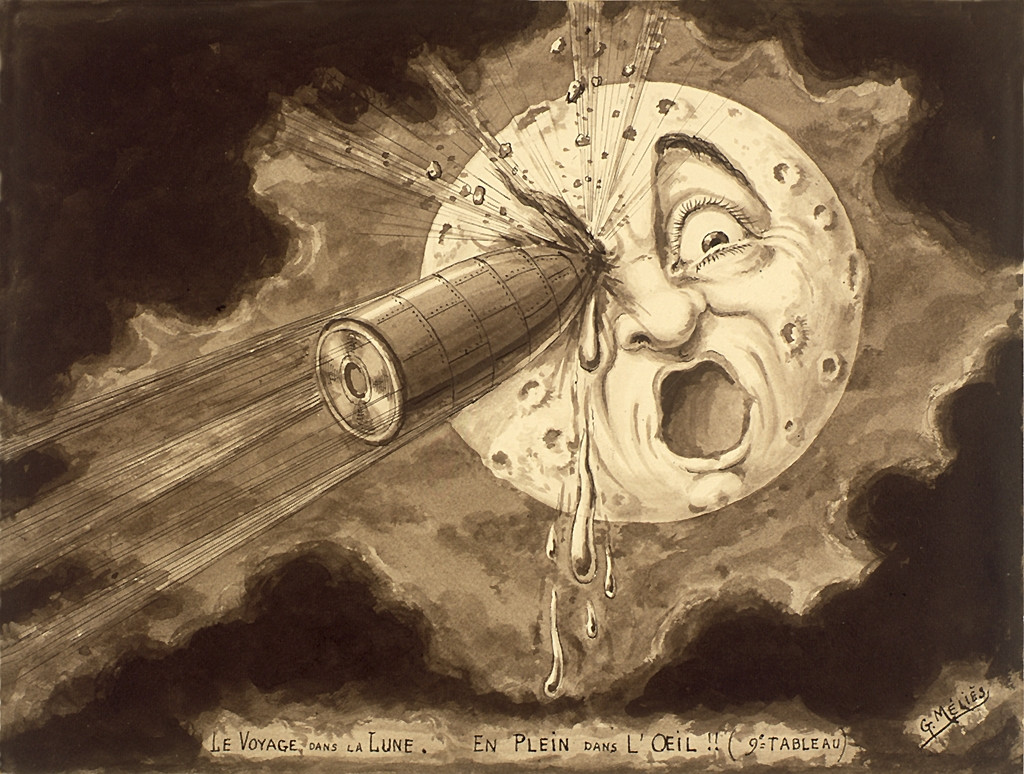 Georges Méliès, Public domain, via [ Wikimedia Commons](https://commons.wikimedia.org/wiki/File:Le_voyage_dans_la_lune_drawing.jpg)