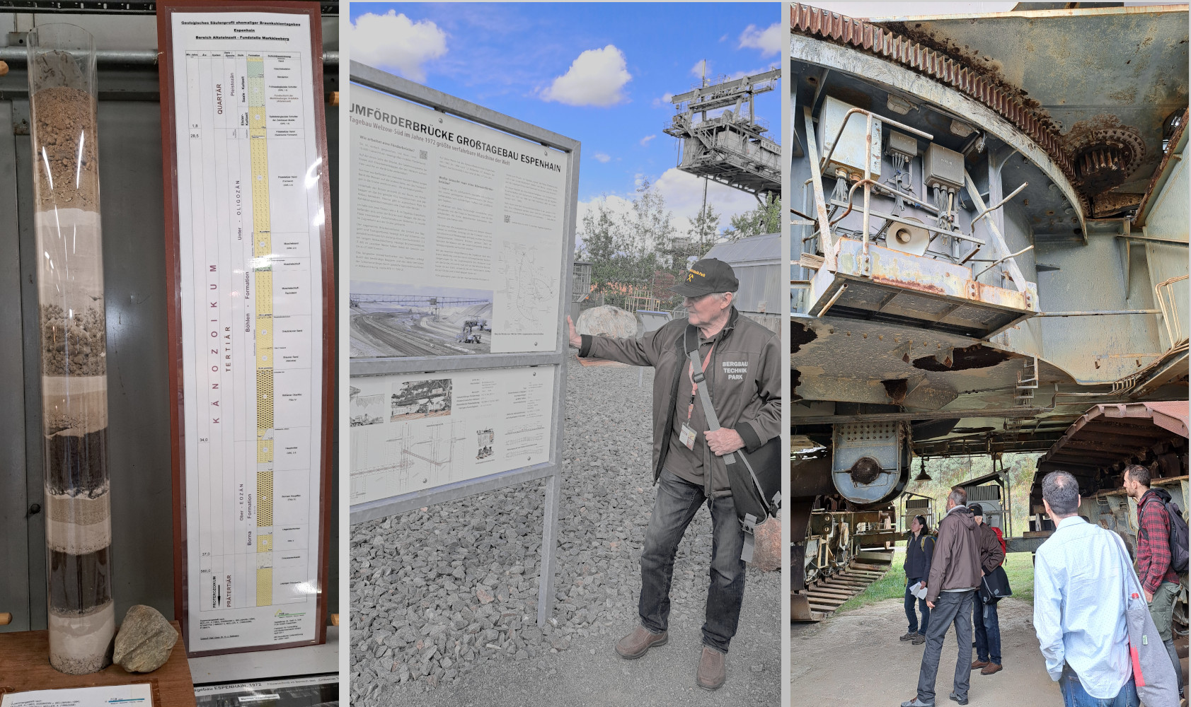 Auswirkungen der Eiszeiten vor dem Völkerschlachtdenkmal