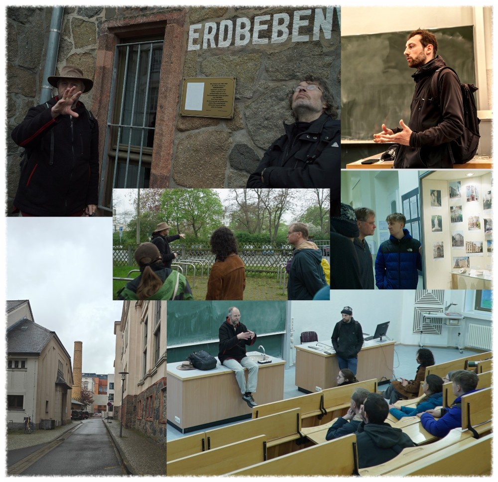 Visiting the first physics building of the university 🇰 in the Talstraße 35. Photos: Team WissensSpuren.