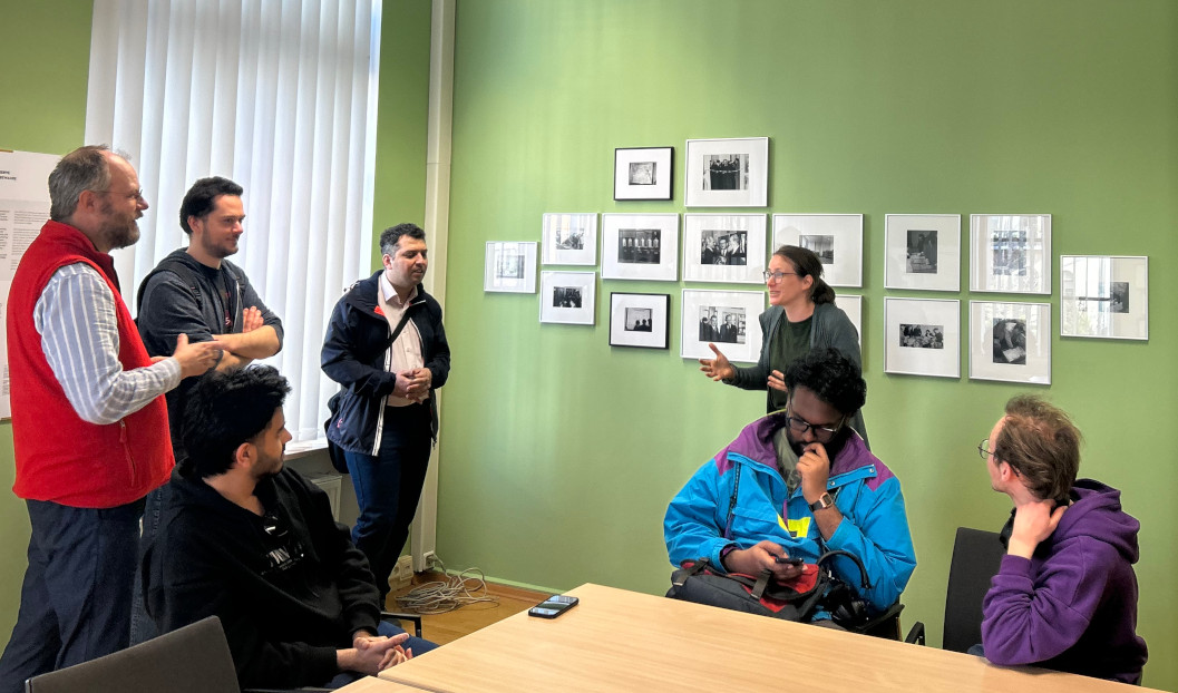 Visiting the Leibniz Institute for Jewish History and Culture – Simon Dubnow. Foto: Louisa Becker.